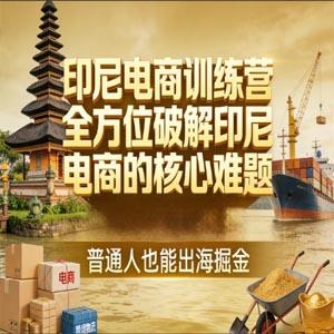 印尼电商训练营，全方位破解印尼电商的核心难题，普通人也能出海掘金