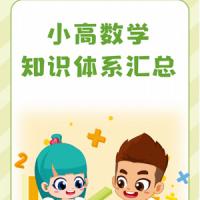 小学数学思维导图,  1～6年级数学全部归纳总结