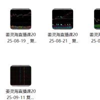 【姜灵海】量学大讲堂-姜灵海归零启航2025年8-9月复盘分析