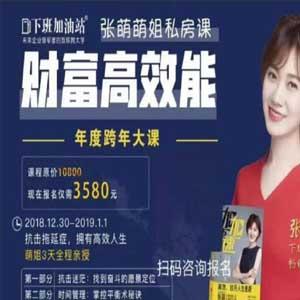 张萌：8周财富高效能训练营