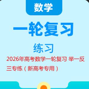 2026年高考数学一轮复习 举一反三专练（新高考专用）