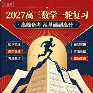 2027高三高考数学 高峰 一轮复习