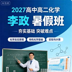 2027高中高二化学 李政 暑假班