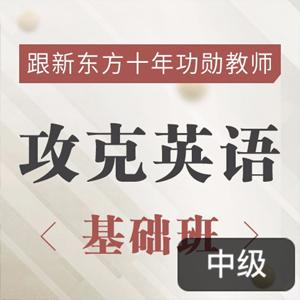 新东方名师的攻克英语基础班，英语原著双语精讲