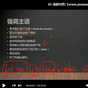 耿建超老师英语语法视频