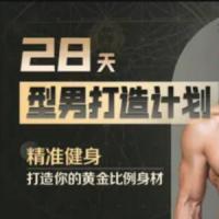 28天增肌减脂型男打造计划，居家打造黄金比例身材
