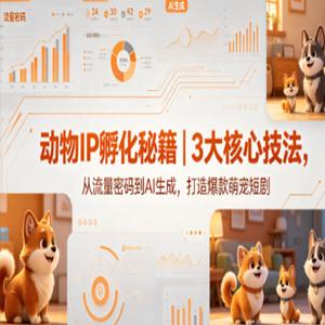 动物IP孵化秘籍｜3大核心技法，从流量密码到AI生成，打造爆款萌宠短剧